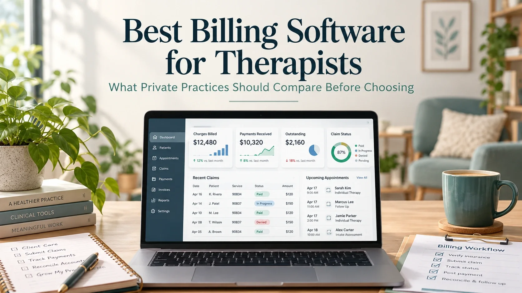 Best Billing Software for Therapists: What Private Practices Should Compare Before Choosing
