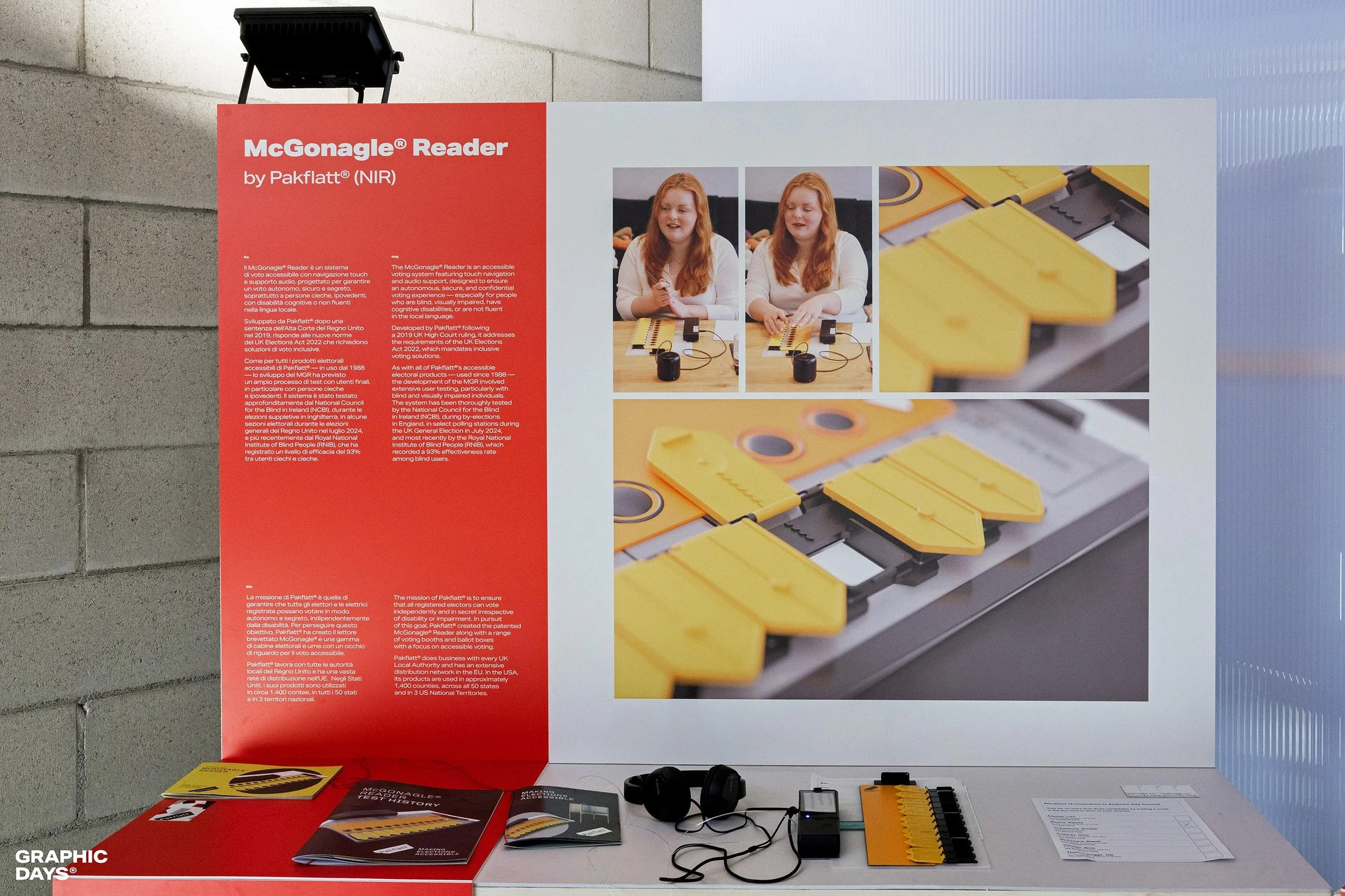 Graphic Days exhibition in Turin, Italy.