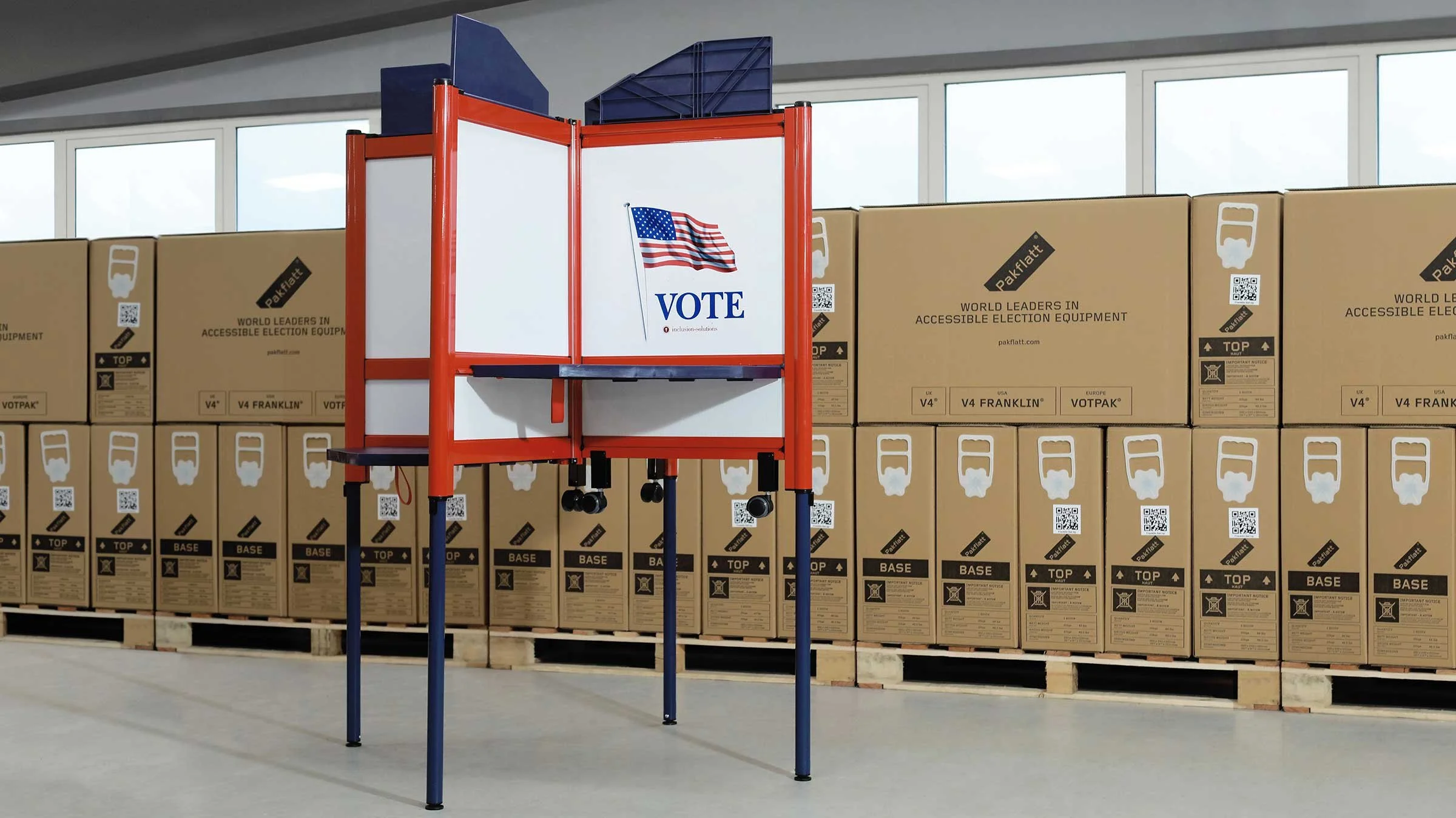 Franklin® Booths ready for the USA.