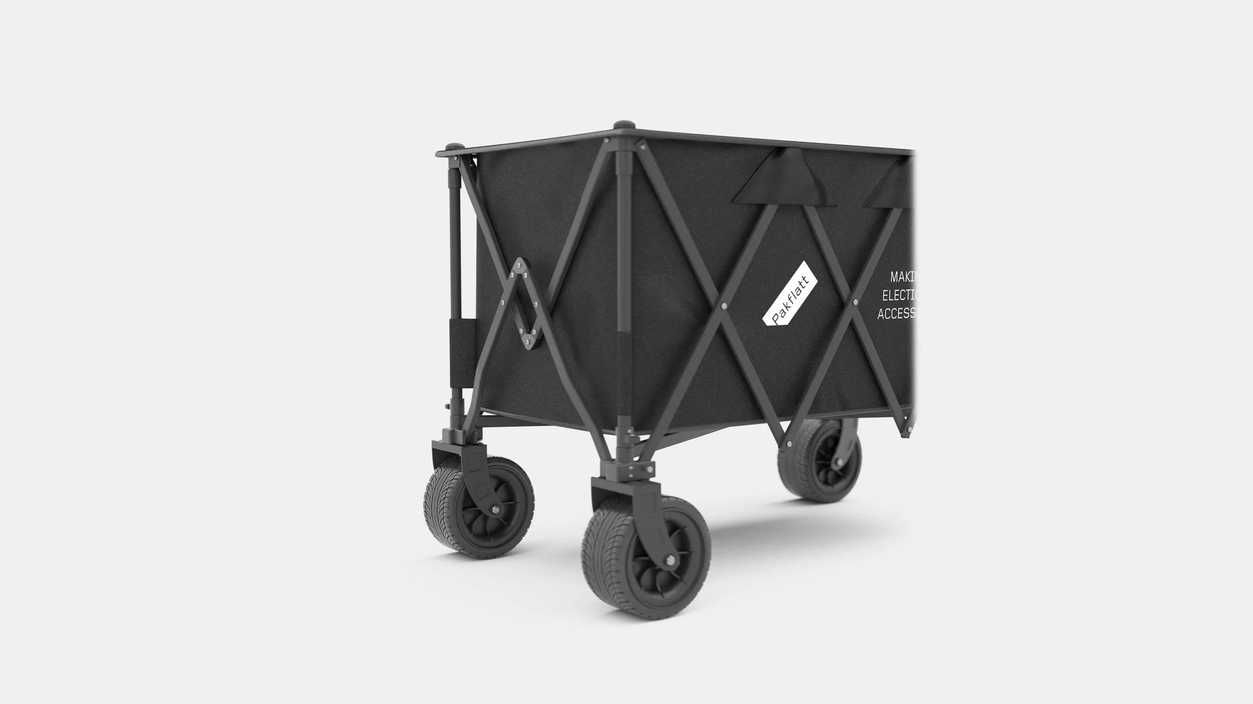 Close-up of the Pakflatt Transfer Cart.