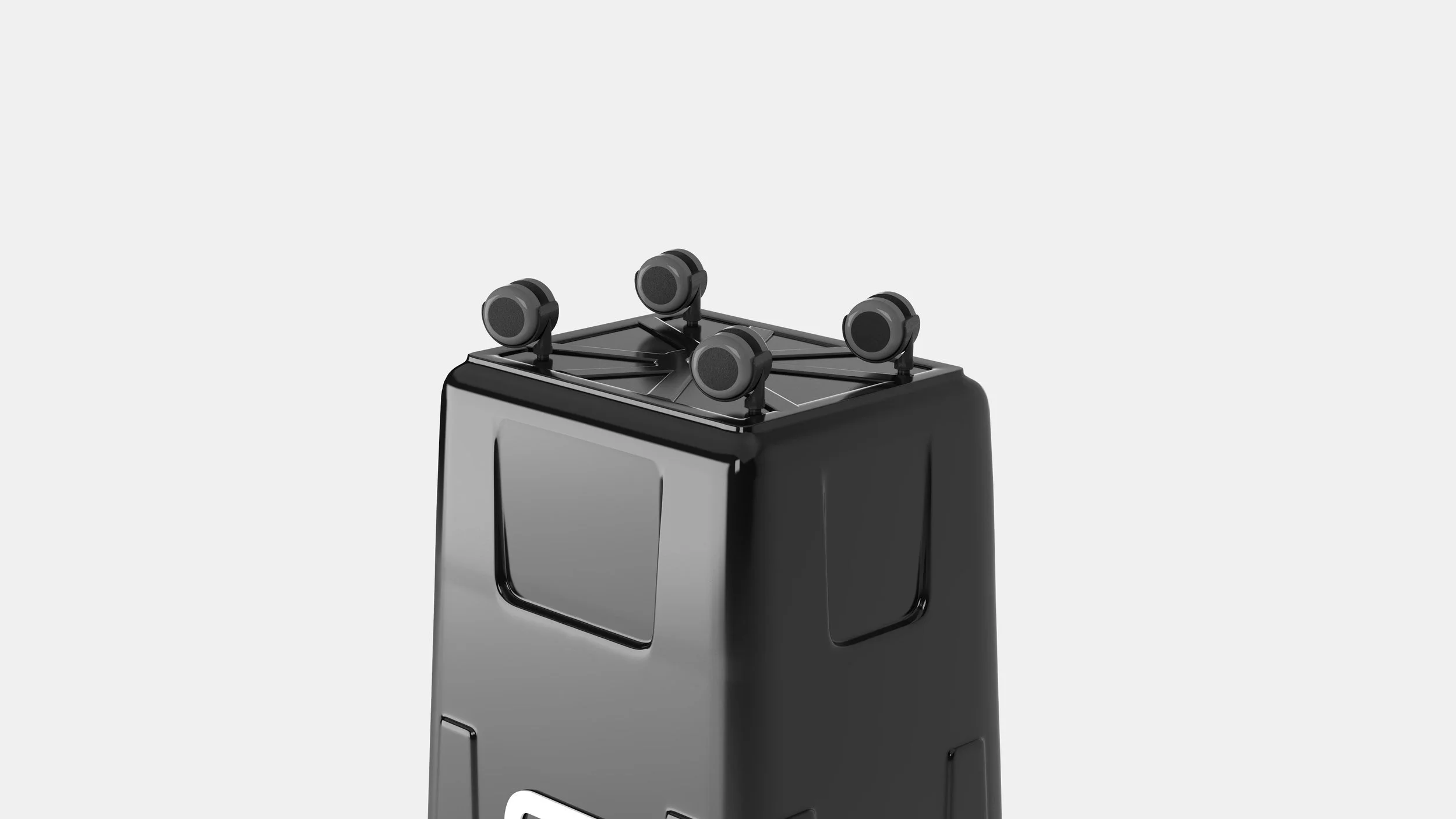 Orion ballot box with castors.