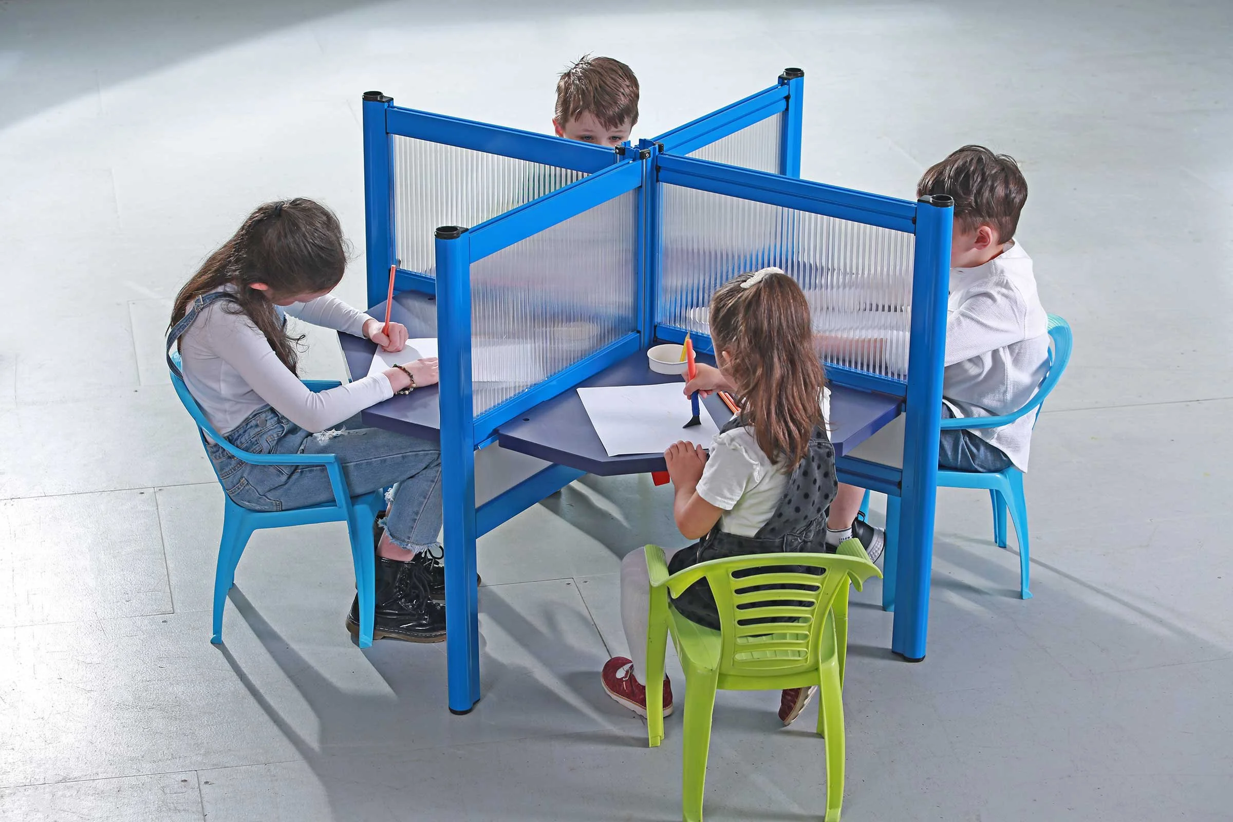 Study carrell for early learners.