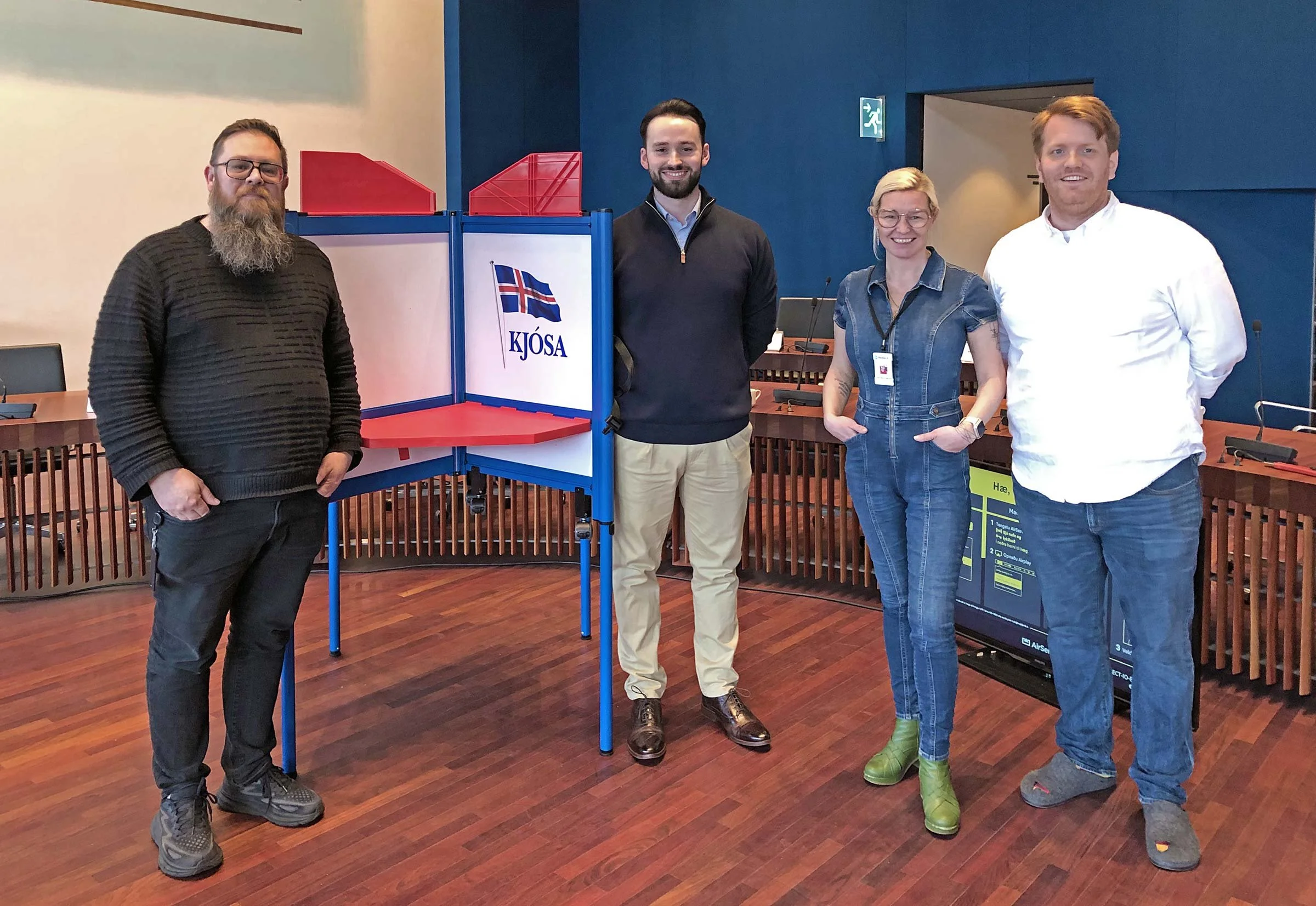 A recent successful sales trip to Iceland.