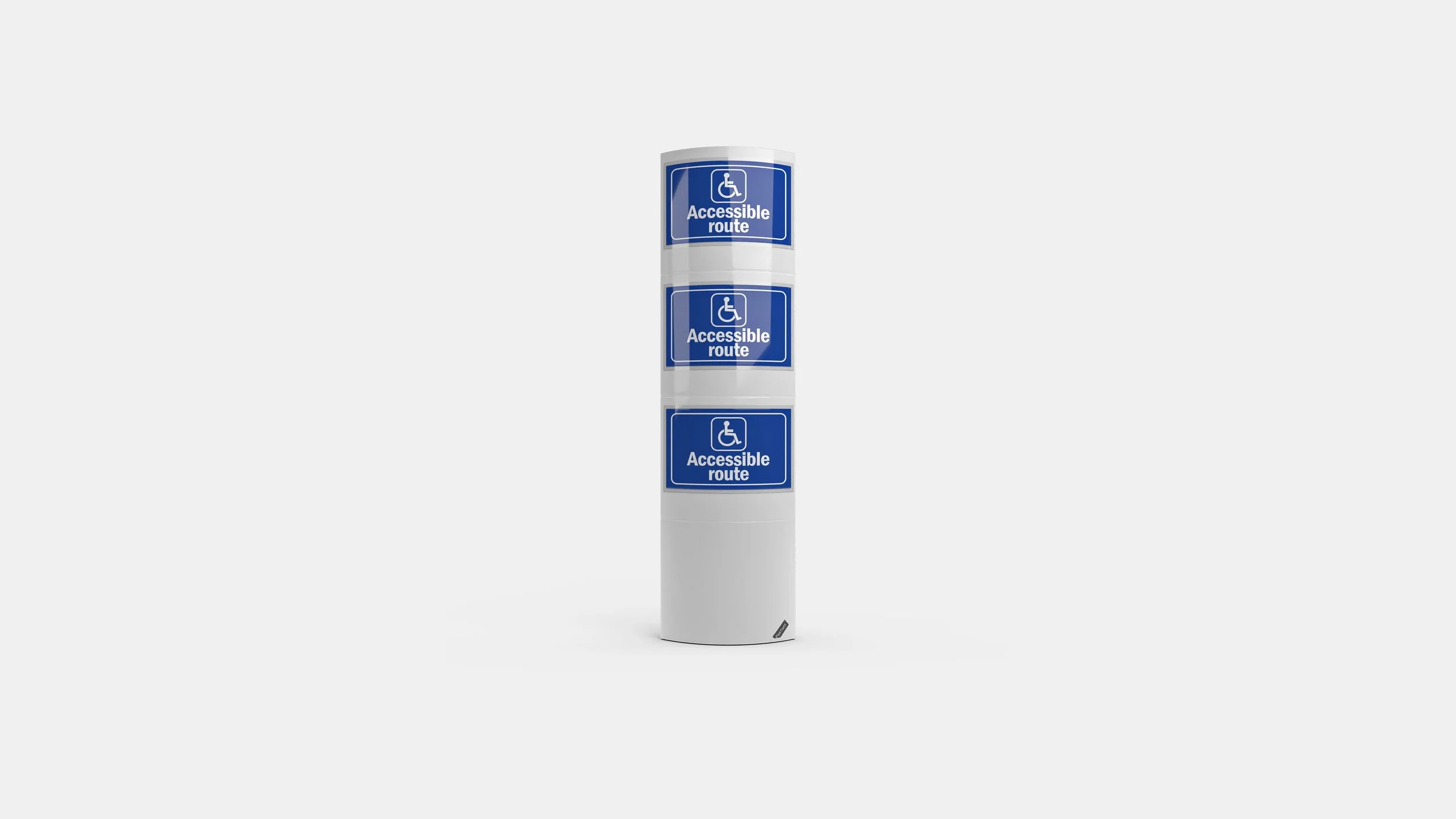 The Pakflatt totem is a piece of flat-fold cardboard engineerig that is branded with bespoke graphics.