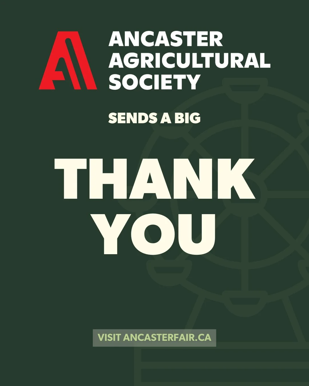 From the bottom of our hearts, the Ancaster Agricultural Society would like to thank everyone who made our 175th Ancaster Fair unforgettable 💛🎉⁠
⁠
To our dedicated members and volunteers who pour their time and energy into every detail, to our gene