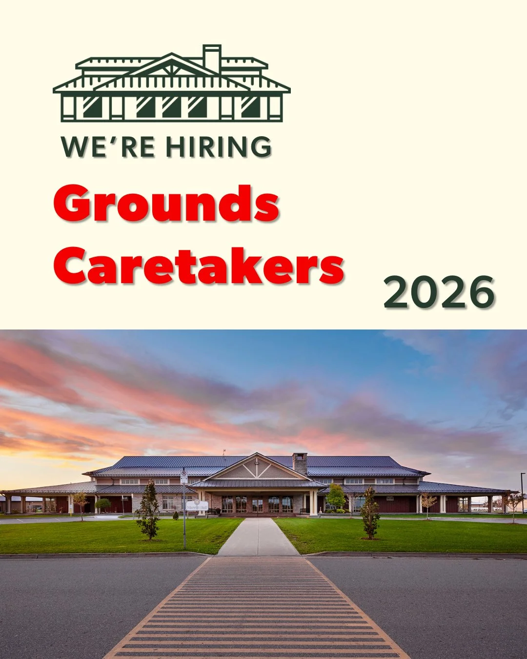 We&rsquo;re hiring 👀🌱⁠
⁠
The Ancaster Agricultural Society is looking for a Grounds Caretaker to help keep the Ancaster Fairgrounds looking its best during our busy season!⁠
⁠
🌿 Position Details:⁠
&bull; Full-time (Mid-April to September)⁠
&bull; 