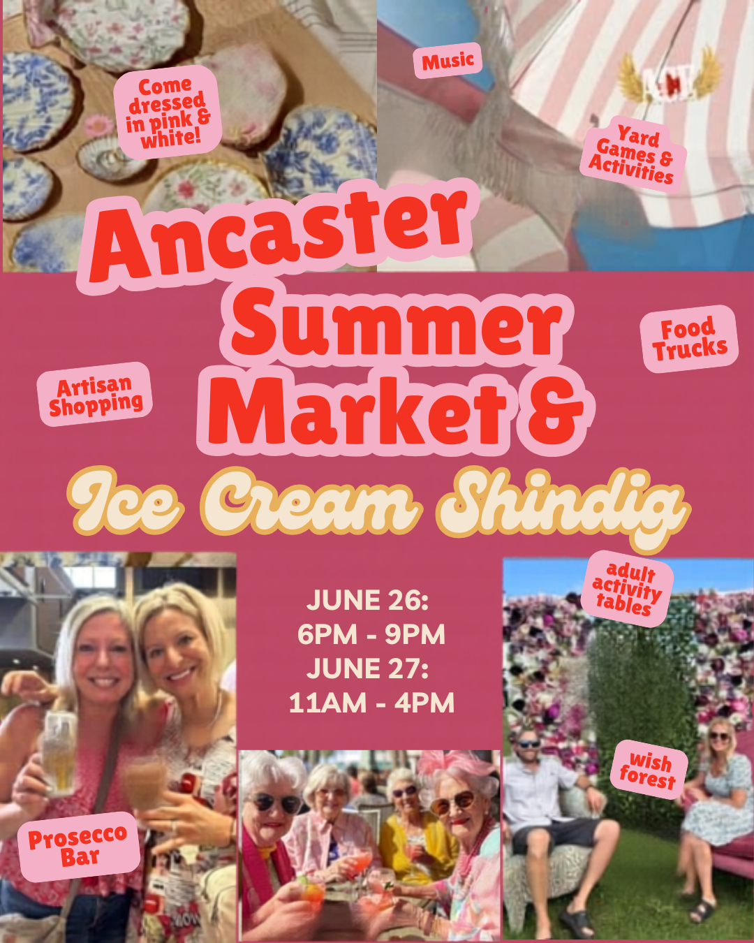 Ancaster Summer Market &amp; Ice Cream Shindig