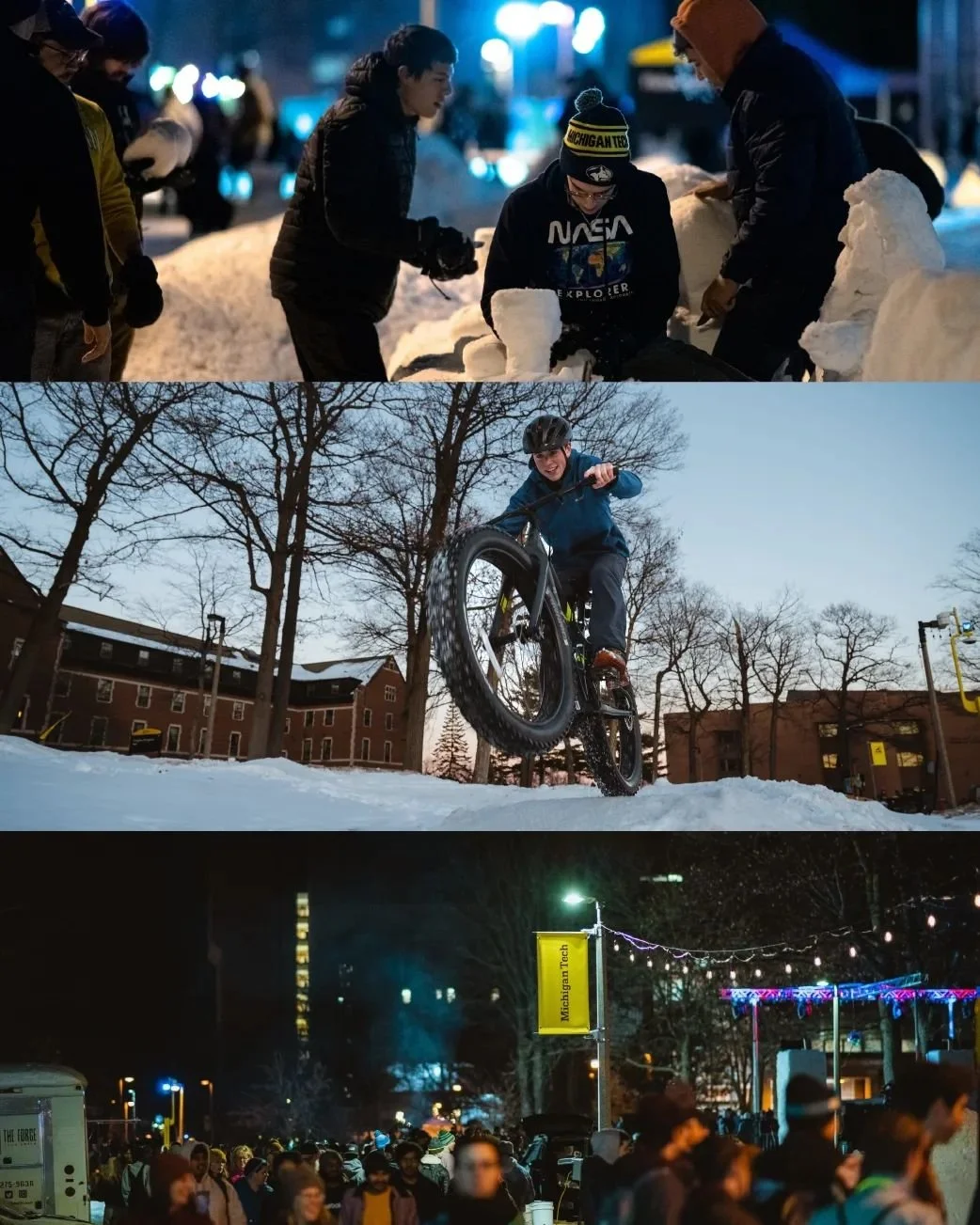 Solution to Cabin Fever? 
Among a list of countless other things: Snow Sculpting.