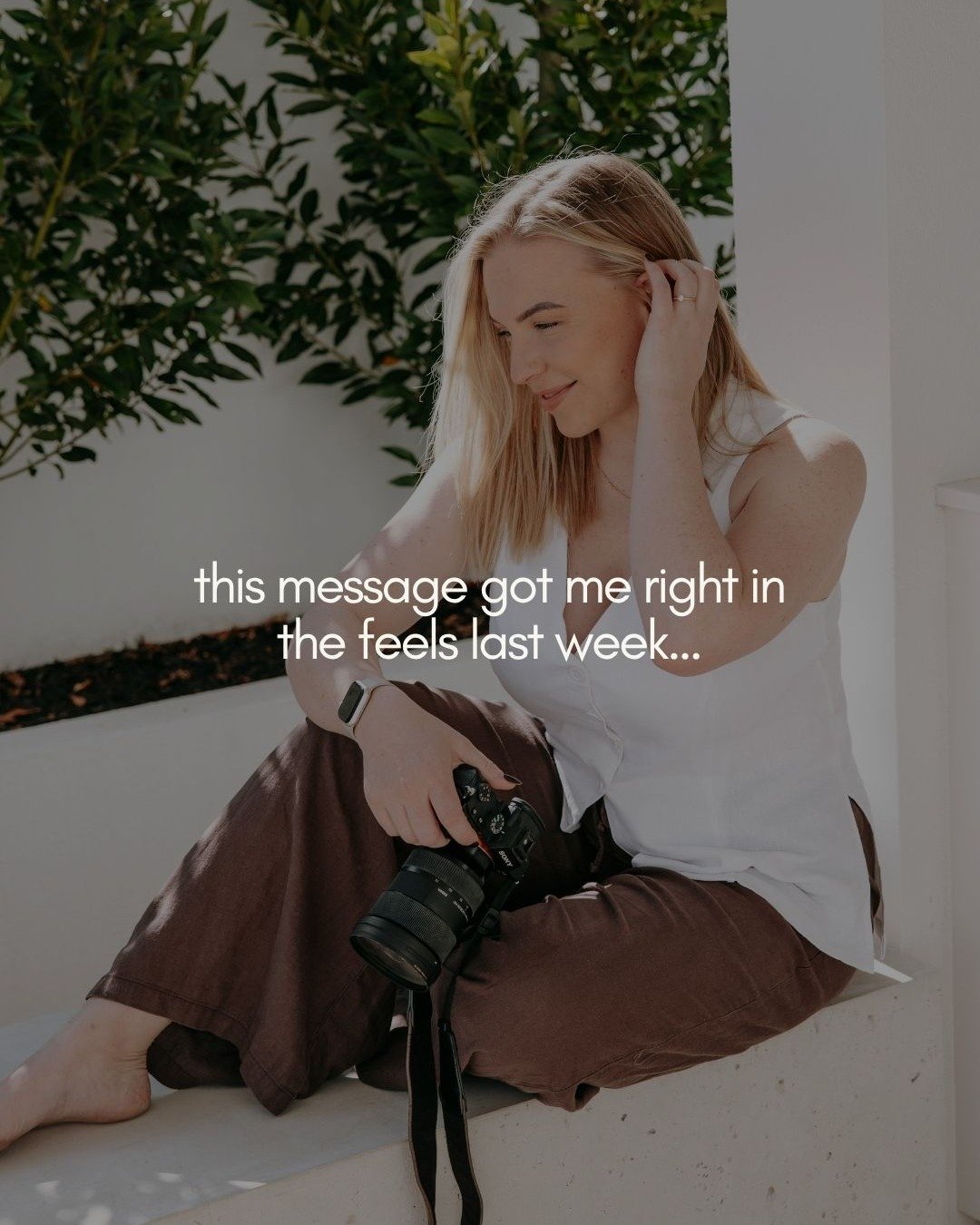 It was my first week back from maternity leave last week, and it had me in all the feels for many reasons 🥹

One of them being this absolutely beautiful message from one of our dreamers.

Content Creation for the Dreamers is not just about creating 