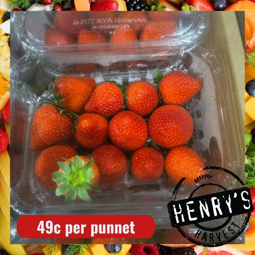 🫐🍓 THURSDAY &amp; FRIDAY SPECIALS 🍓🫐

Blackberries ONLY 49&cent; per punnet 🤯
Strawberries ONLY 49&cent; per punnet 🔥
Fresh, sweet &amp; perfect for lunchboxes, desserts or snacking ❤️

⏳ While stocks last, reminder we open at 8am 😊 

📍 Henry