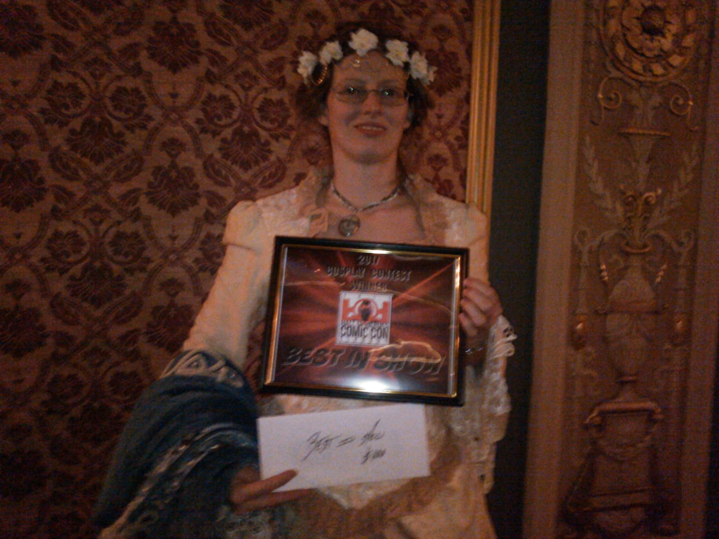 I won Best in Show for my Steam Punk Princess outfit.