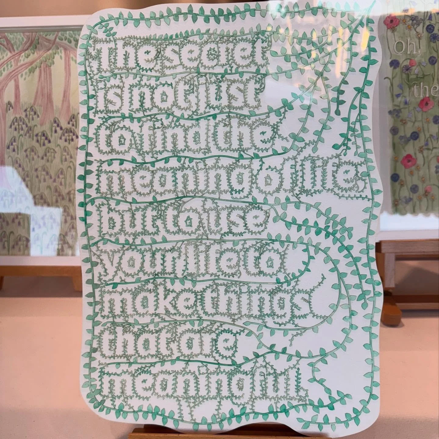 Catch &lsquo;Intracies&rsquo; exhibition by Grainne Schafer in our window before it ends this week.

@studio__gra_