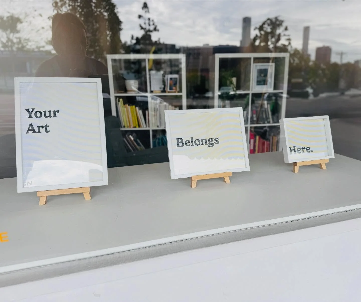 Your art&hellip; belongs&hellip; here!

In the Gladstone Road Studios window!

Our studio is open and looking for artists to exhibit in 2026. 

It&rsquo;s a great way for anyone to take the first step in showing their work to the world. 

Talk to us 