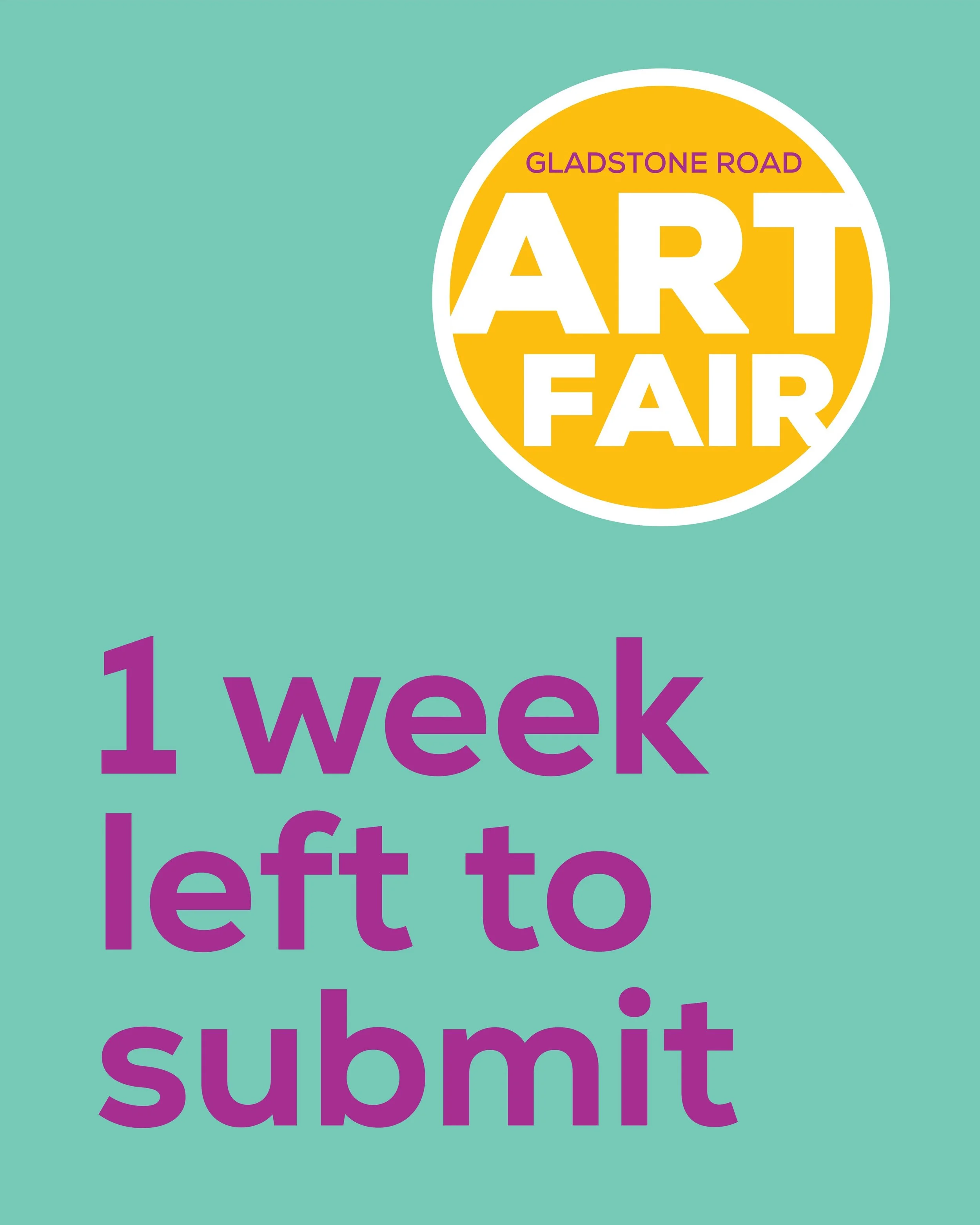 1 week left to submit your expression of interest for our Art Fair opening 26 June.

A curated community art show celebrating original, small-scale art that's made to be owned, displayed, and loved.

Follow the link in the bio to our website and go t