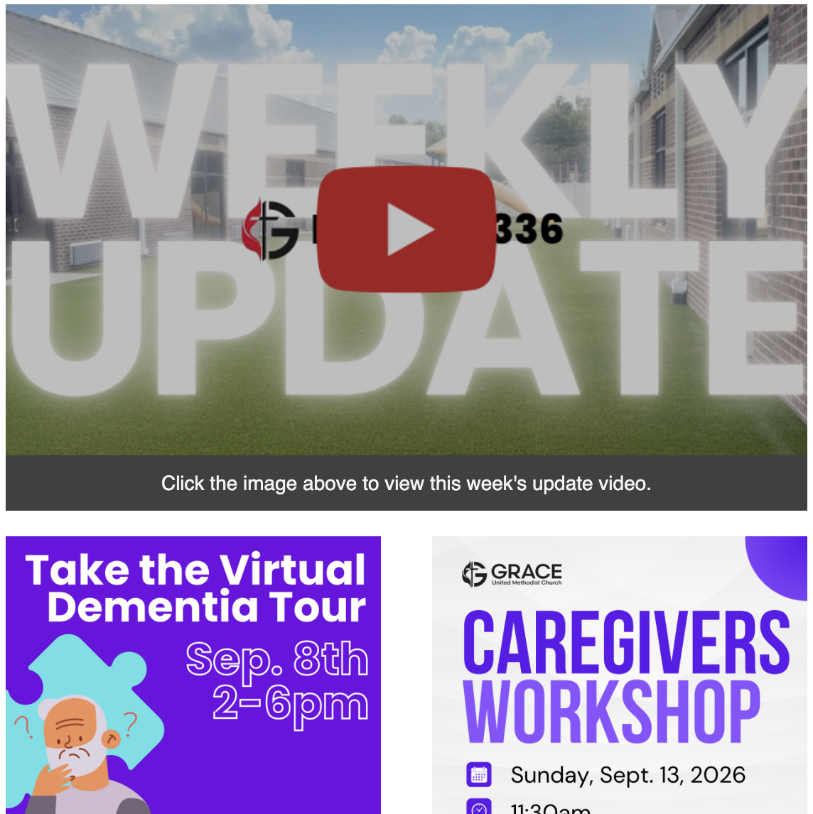 Weekly Update - August 31, 2026