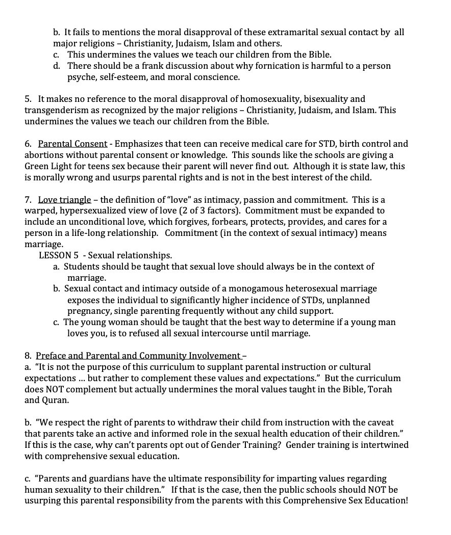 Broome presumes to speak for other religions