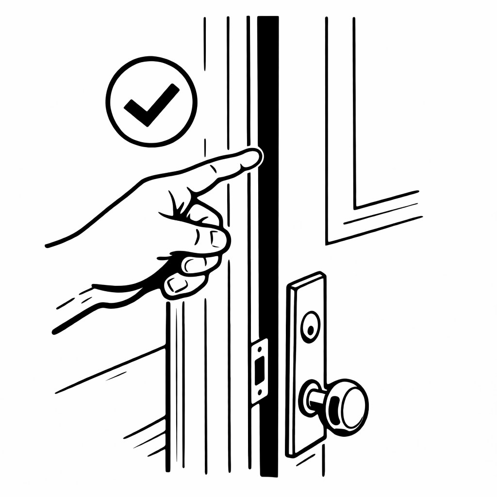 Checking weather stripping around doors and windows to prevent drafts and heat loss