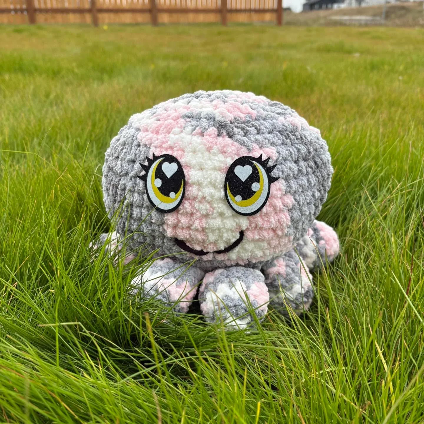 A little octopus π₯° I have no winter markets scheduled, so I am crocheting slower than I normally do π