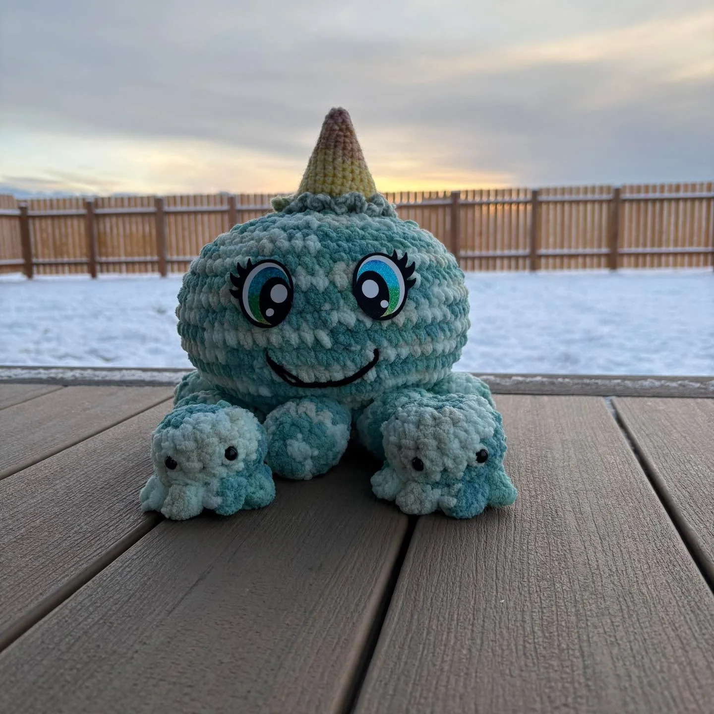 A special octo-family for a special birthday boy! allfromjade pattern :)