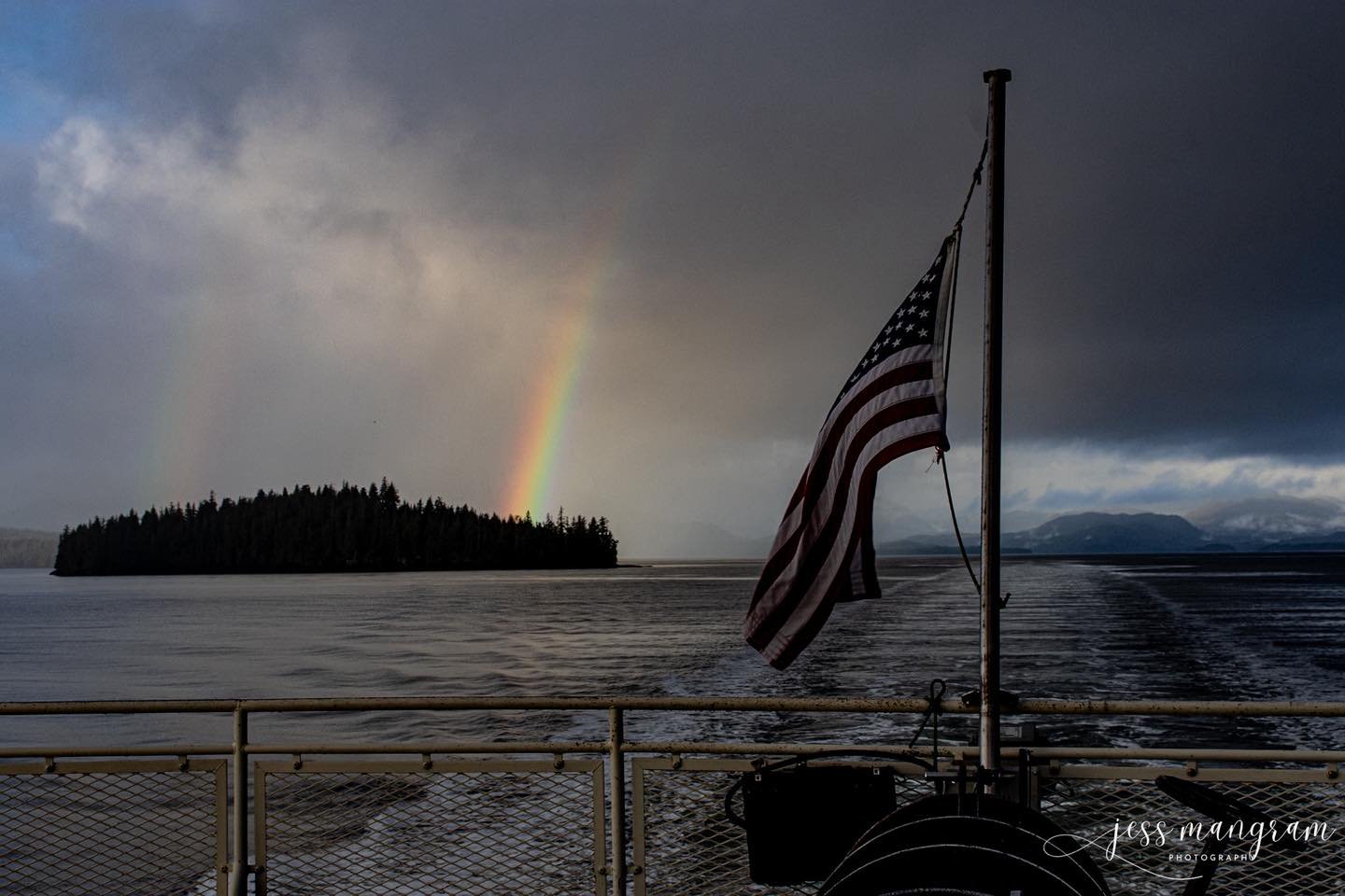 Just a few pictures from my ferry ride today! We got to see the whole rainbow form. It was pretty cool!