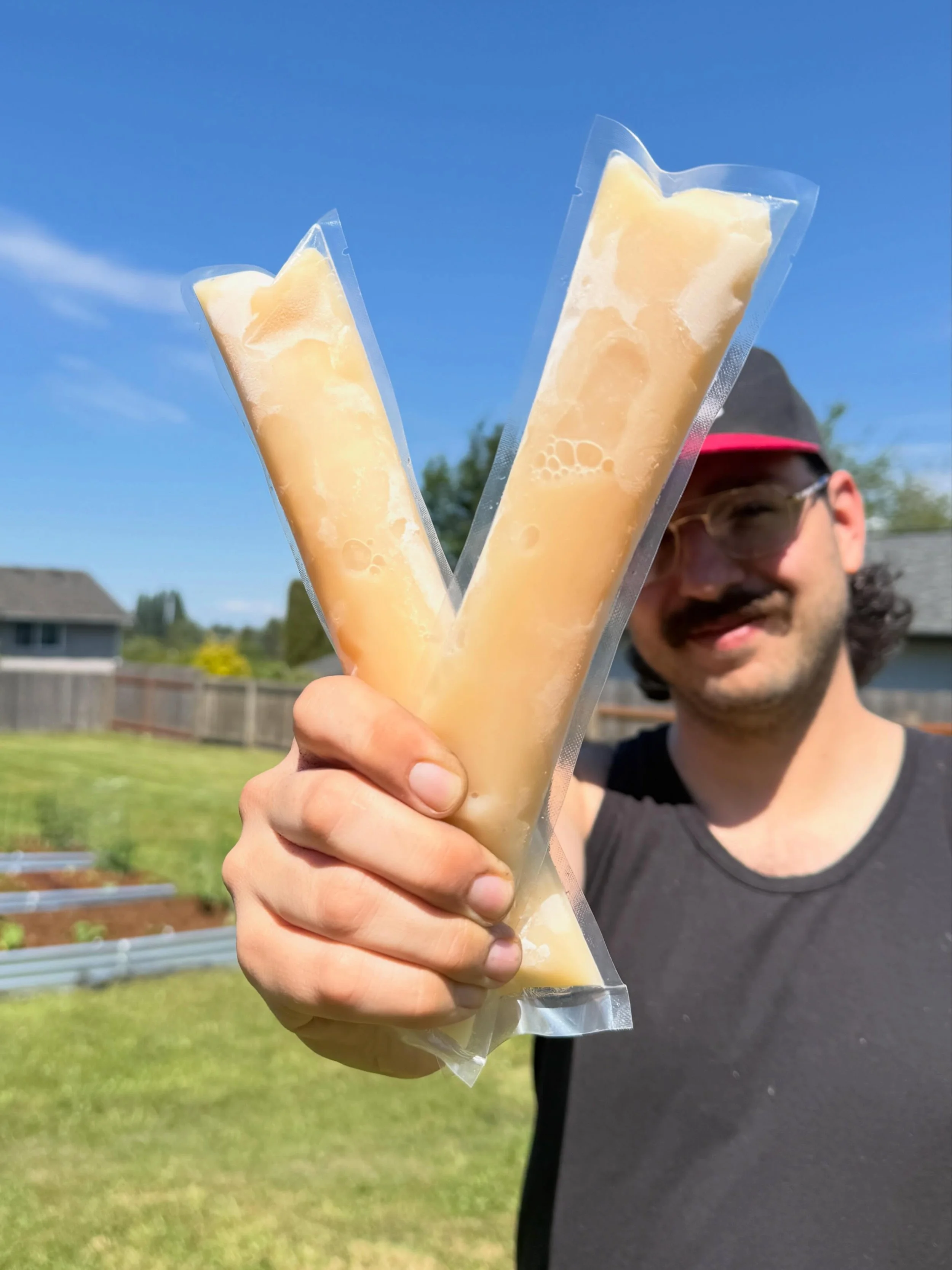 Limited batch test run of something we&rsquo;ve been working on for summer time 🌞
I.C.PIECE POPS
not sure if we are sticking with that name but @stud_turducken came up with it and I like it haha 
thick ice pops made with real ingredients including t