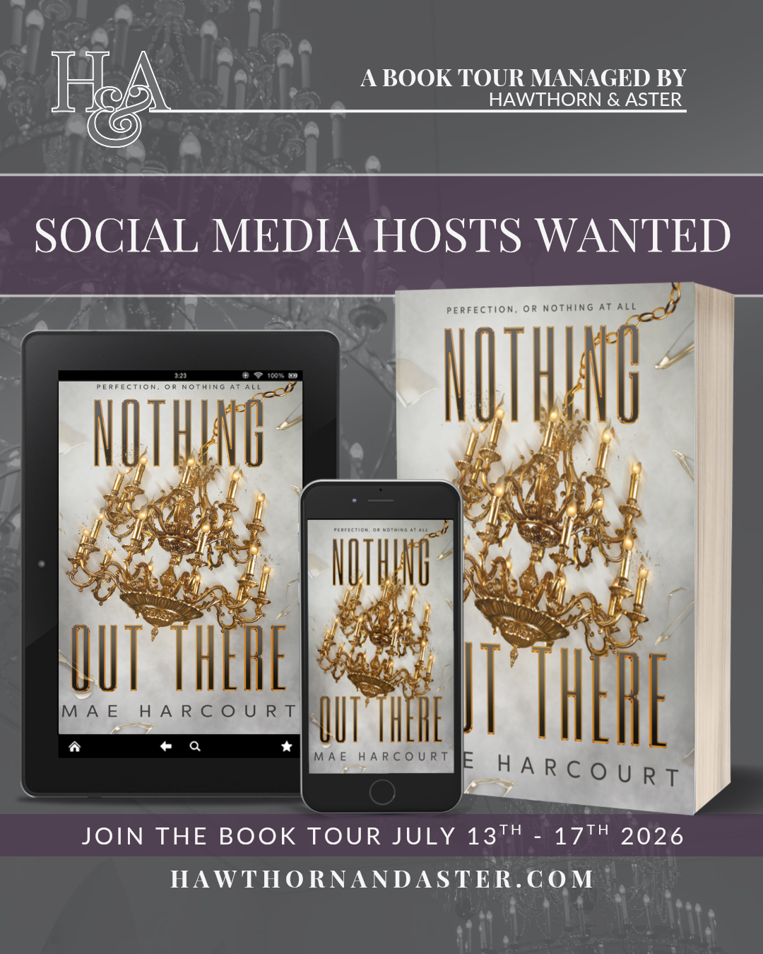 Nothing Out There Book Tour Recruitment