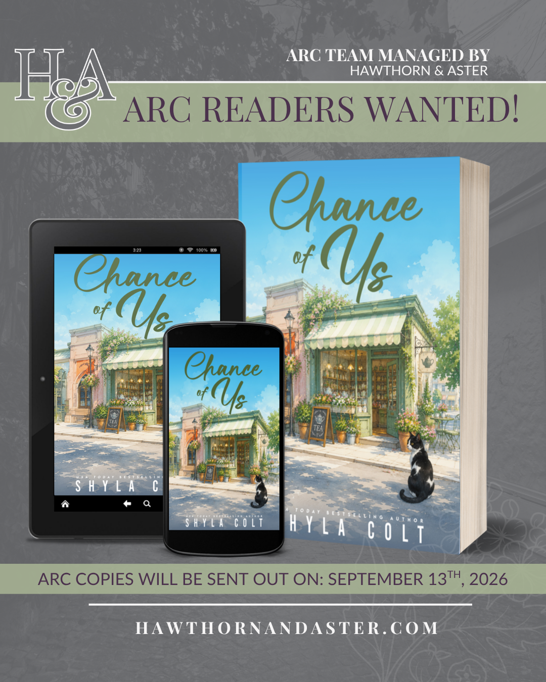 Chance of Us by Shyla Colt, Chance Falls Book 3 ARC Team