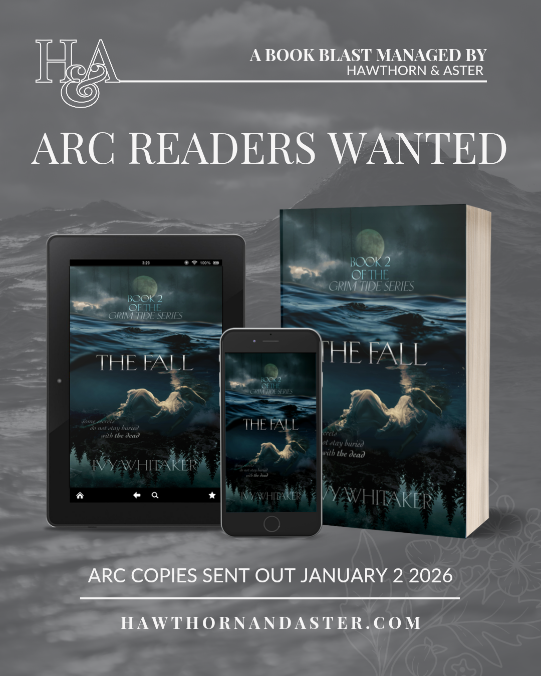 ARC Readers wanted for Ivy Whitaker's The Fall book 2 in Grim Tide