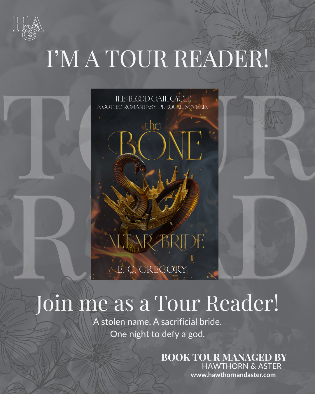 Tour Reader for The Bone Altar Bride by E. C. Gregory