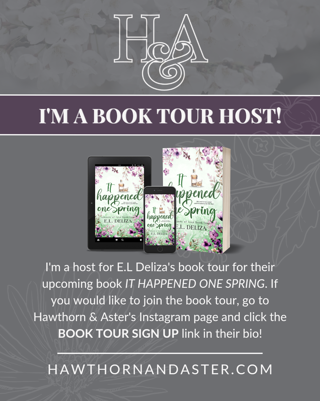 E.L. Deliza Tour Host Graphic