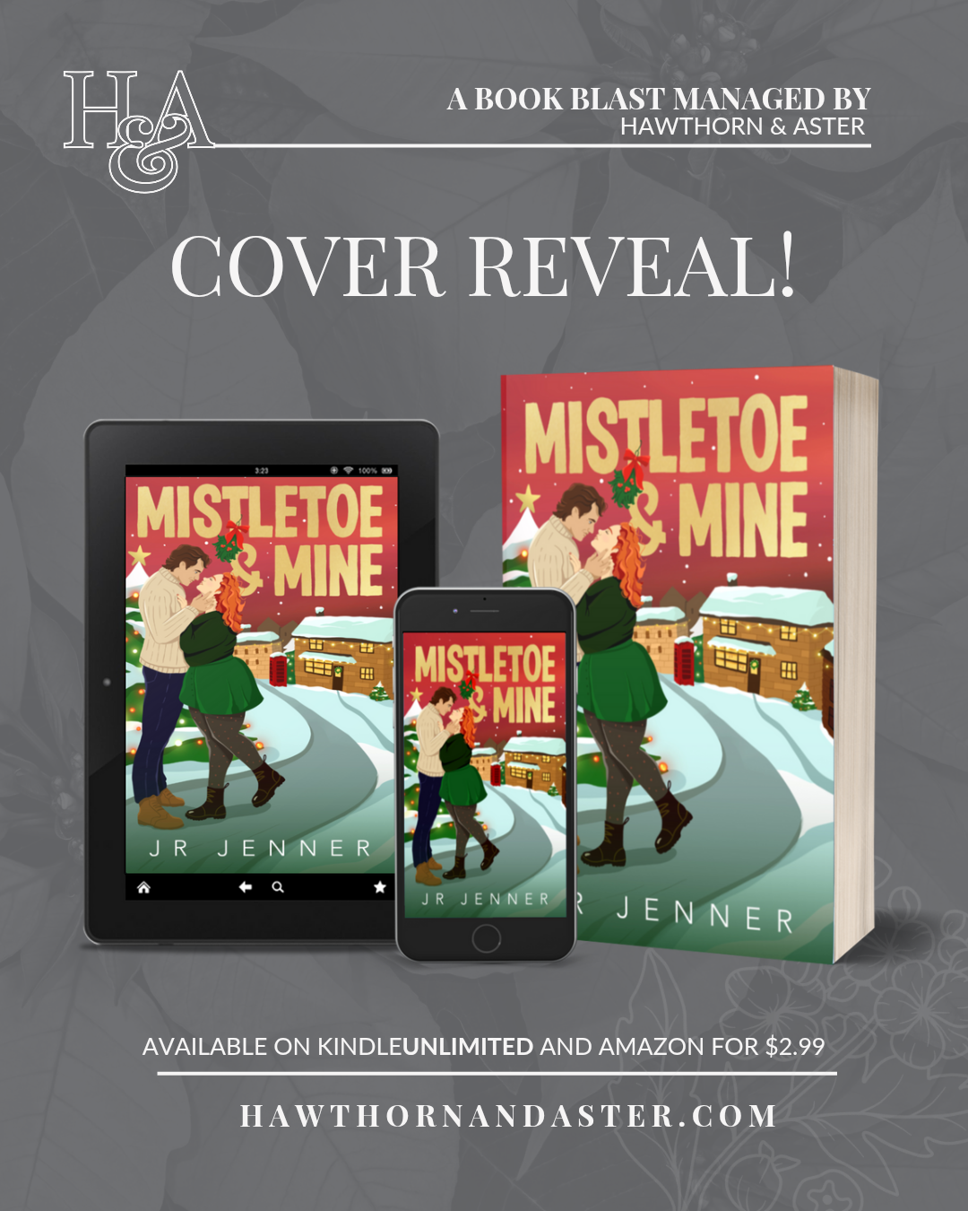 Weeklong Blast JR Jenner Cover Reveal for Mistletoe and Mine