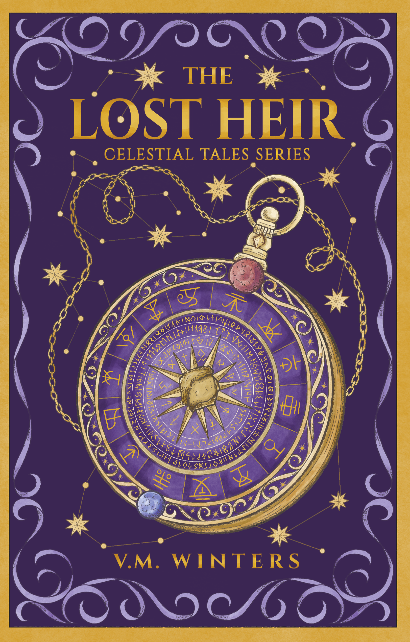 The Lost Heir, Celestial Tales, Book 1 by V.M. Winters, a debut cozy romantic fantasy