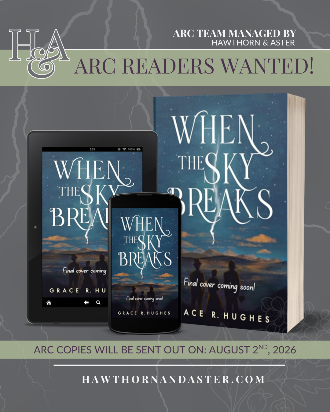 Join When The Sky Breaks, Skyfall #1 by Grace R. Hughes ARC Team
