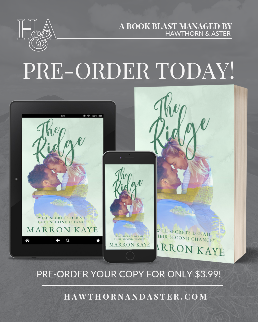 Pre-Order The Ridge by Marron Kaye, Available for $3.99