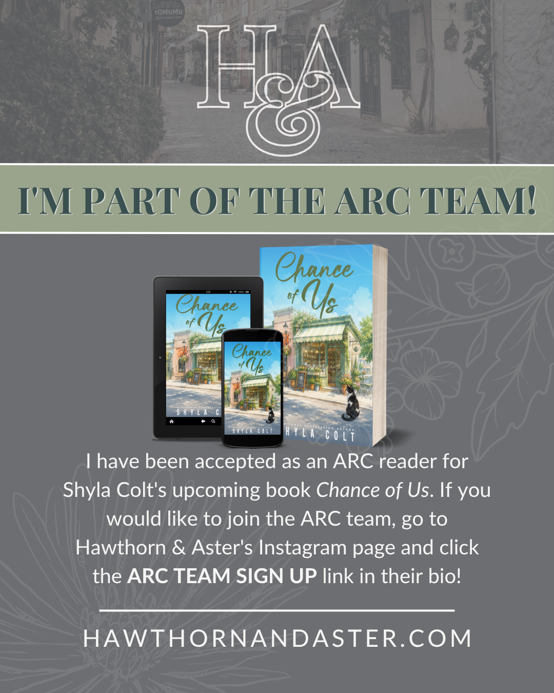 Chance of Us by Shyla Colt, ARC Readers Acceptance