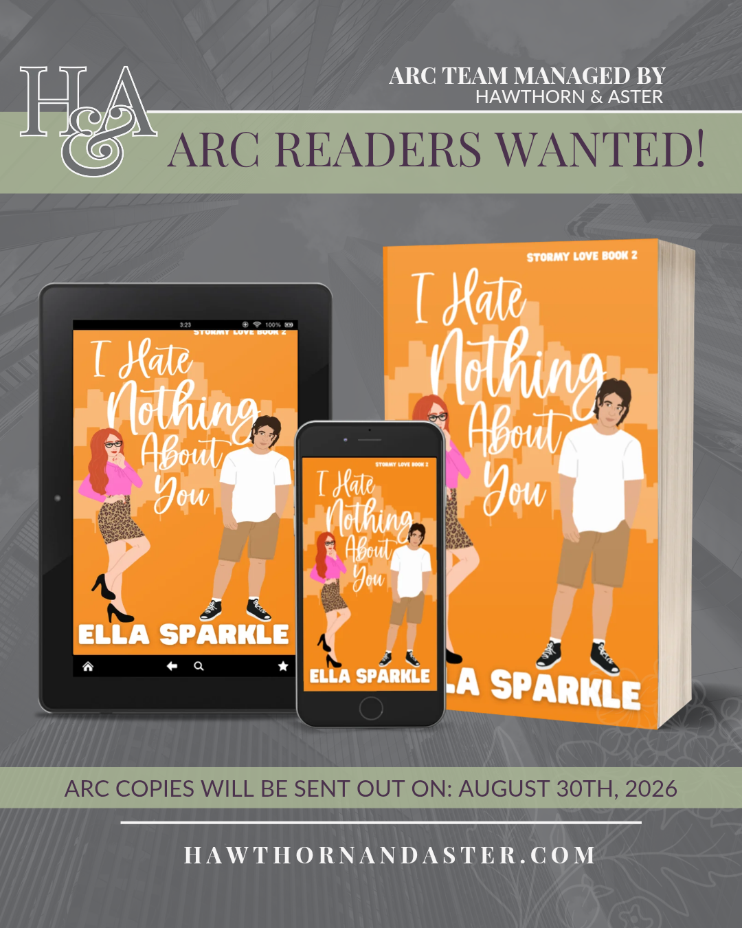 I Hate Nothing About You, Stormy Love Book 2 by Ella Sparkle