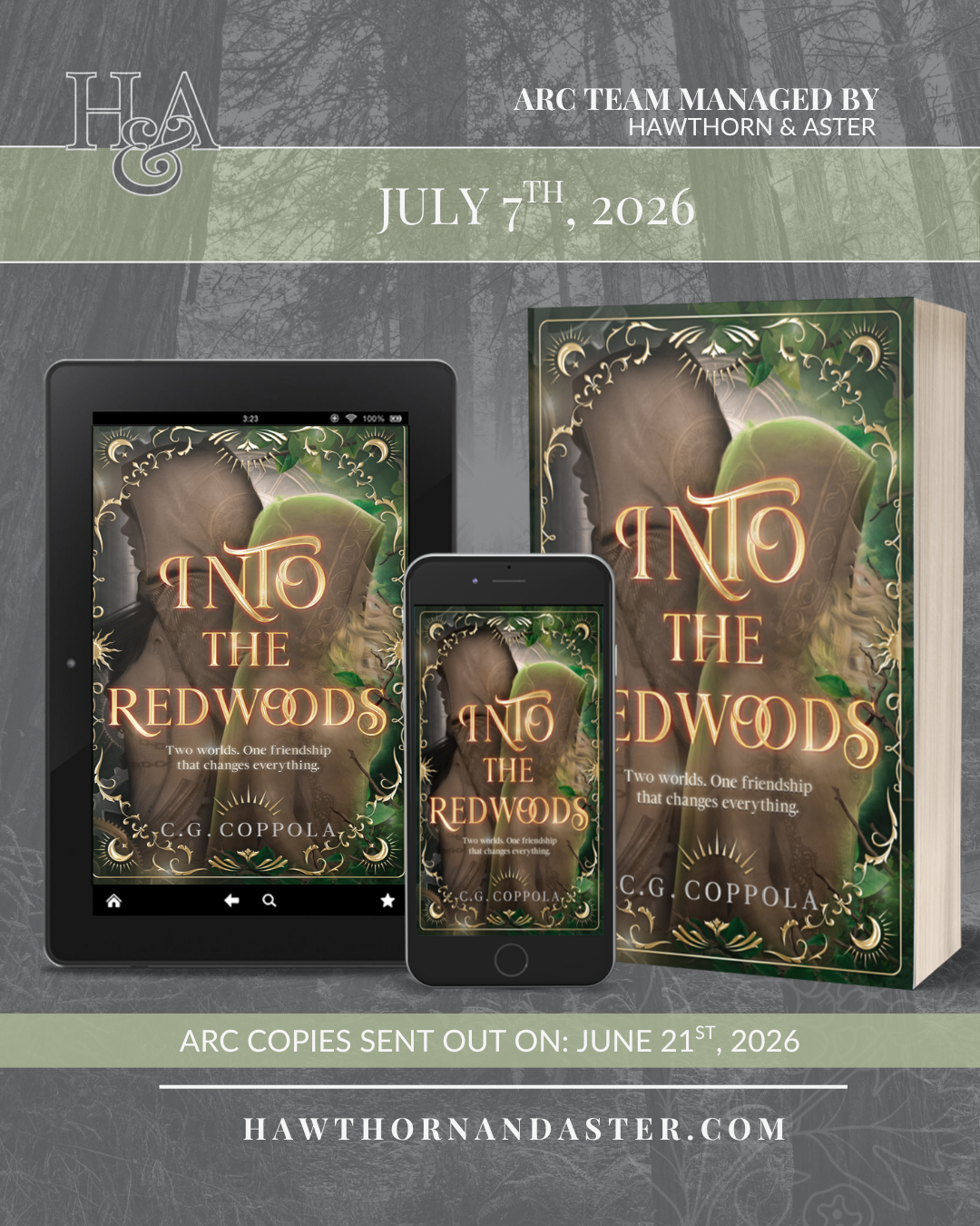 Into The Redwoods by C.G. Coppola is Coming Soon!