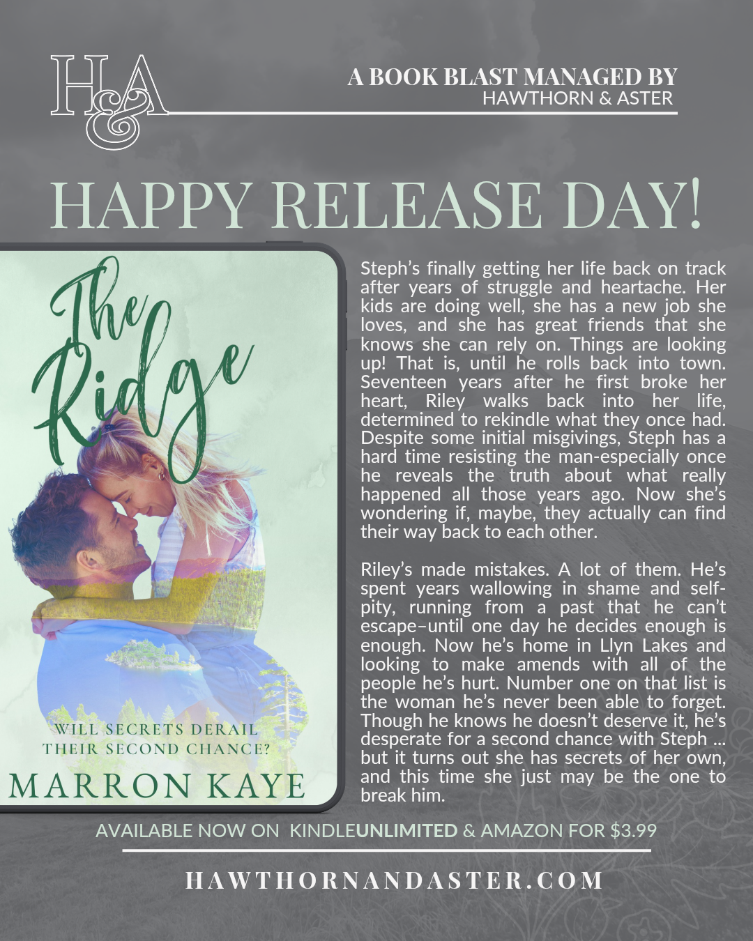 Pre-Order The Ridge by Marron Kaye, Book #3 of Llyn Lakes