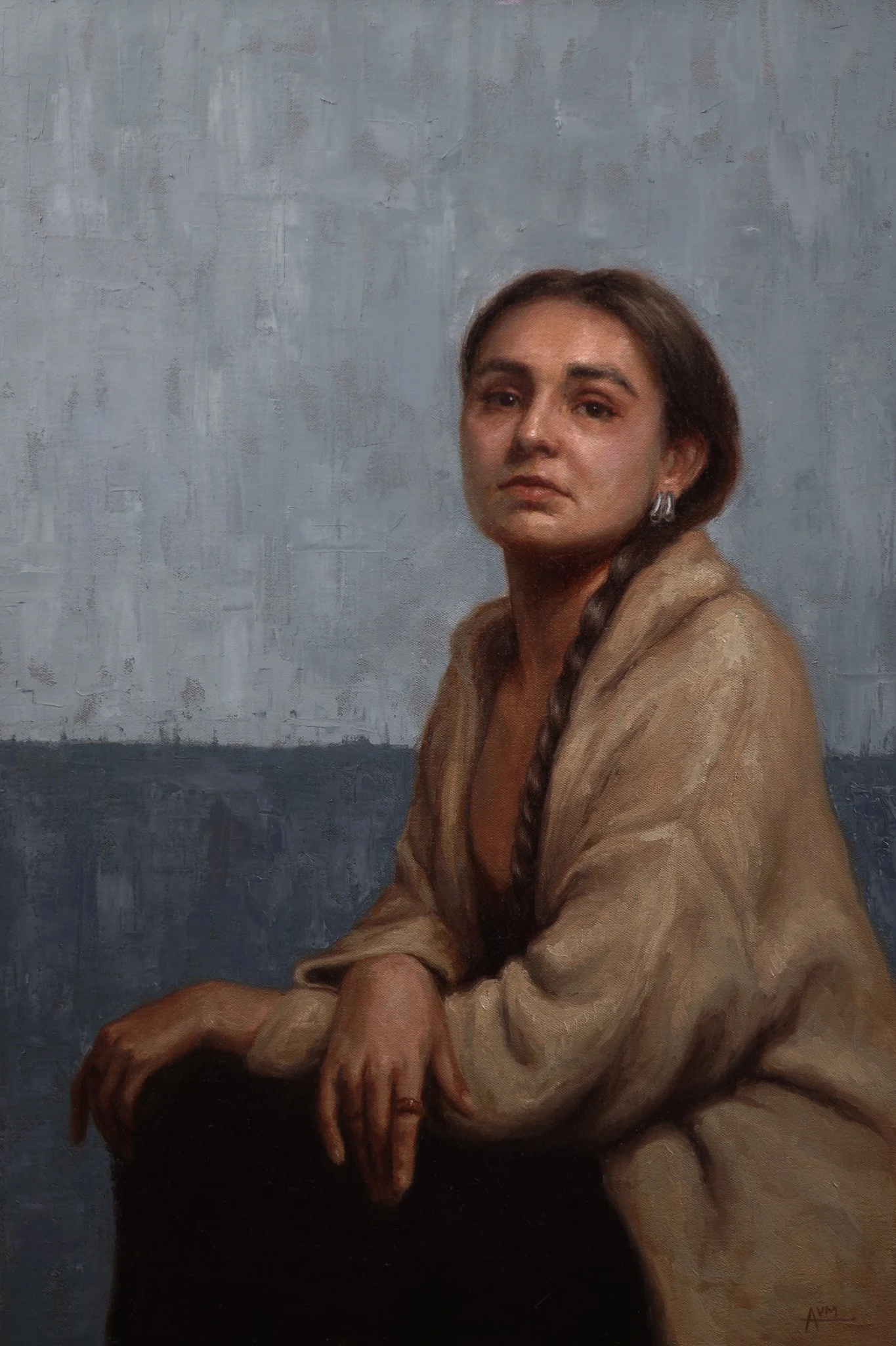 "Sofia"
Oil on canvas,
24x16"