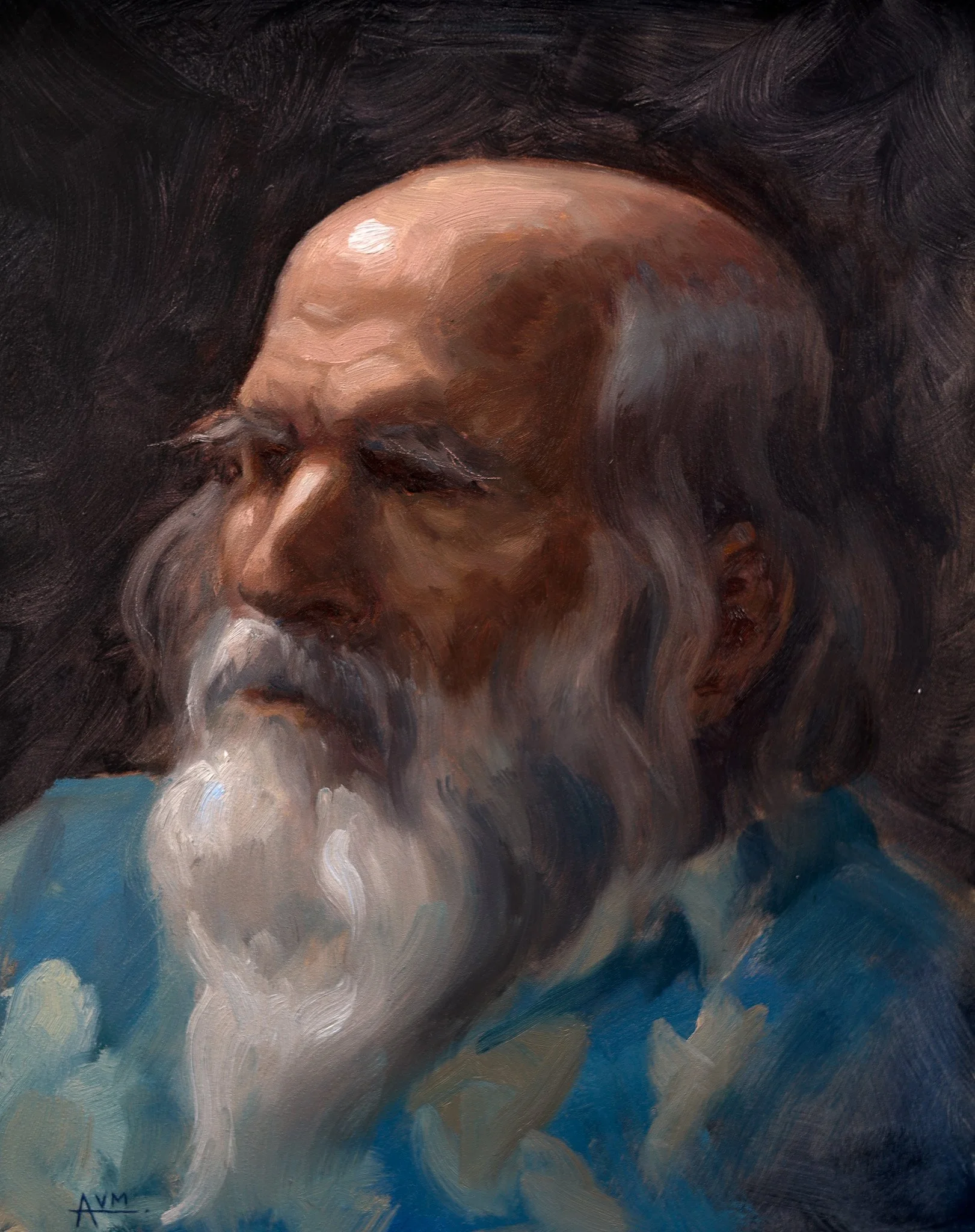 Oil on panel, 14x11"