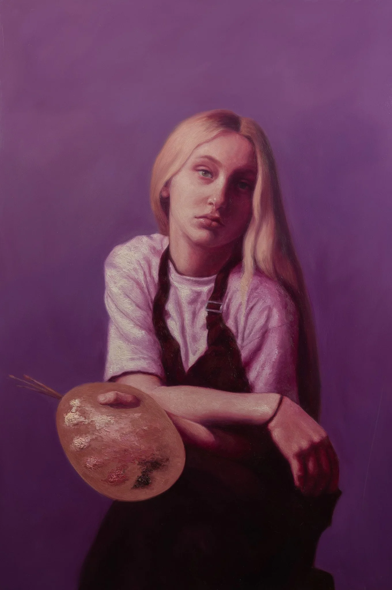 "Who Do You Want To Be When You Grow Up?"
Oil on panel,
36x24"