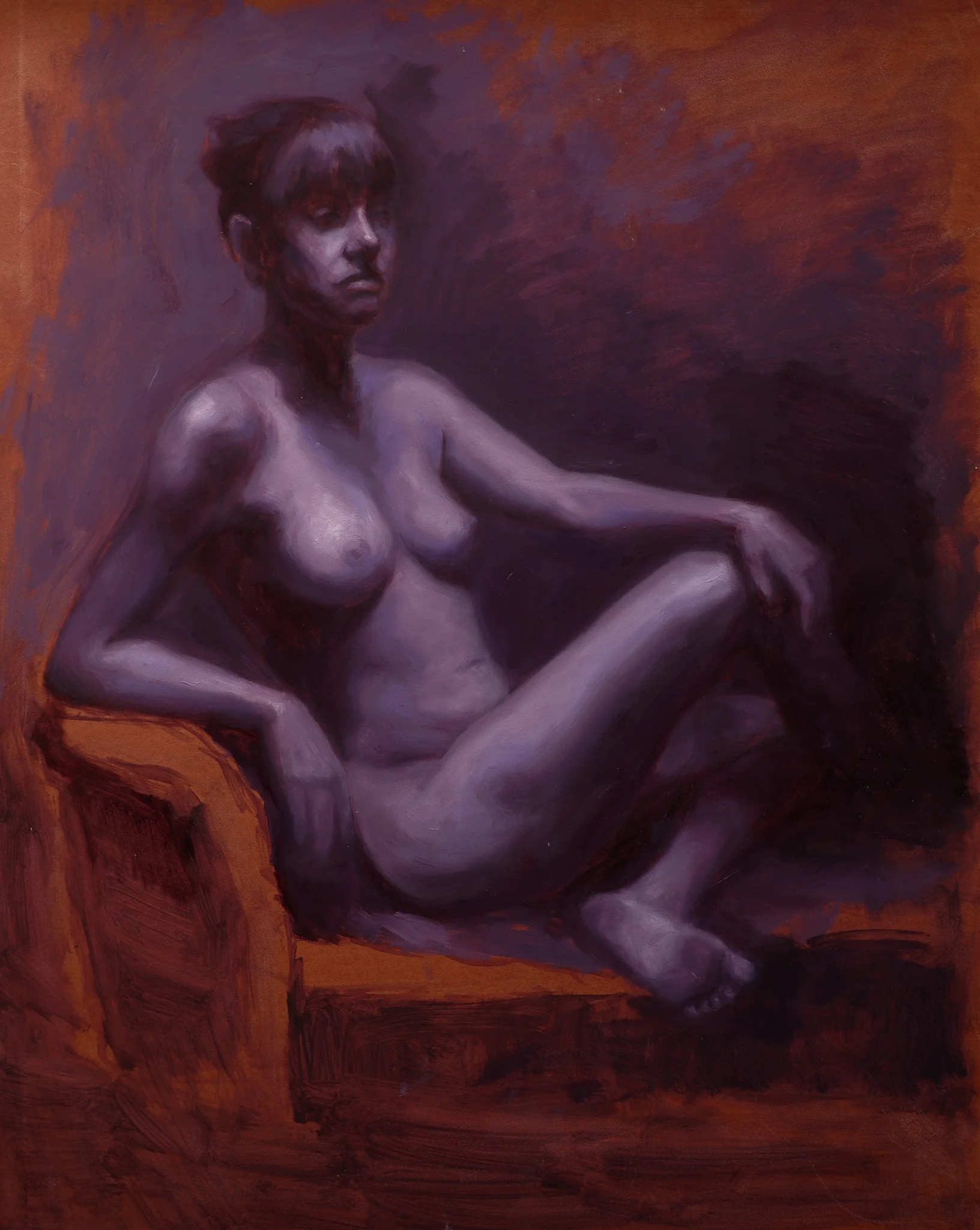 Oil on panel, 20x16"