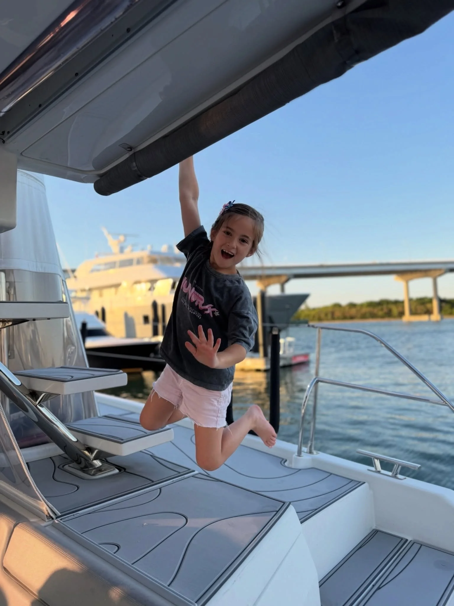 Hanging out in charleston🐒 Family friendly charters - where the kids have just as much fun as the adults🌞