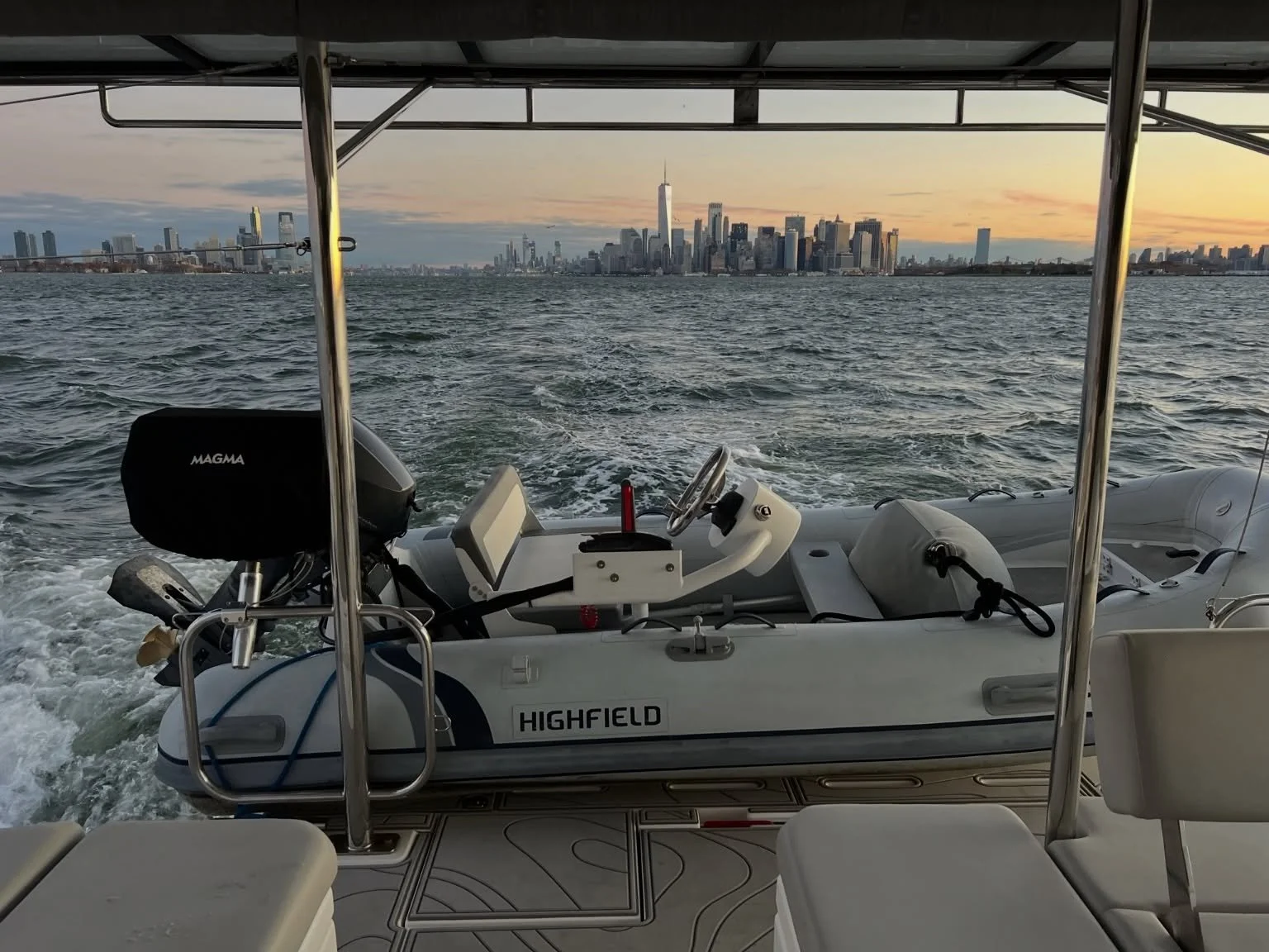 The ultimate traffic-free commute through New York City😏

We are officially on our way to Newport, RI, and couldn&rsquo;t have asked for a better send-off from the Manhattan skyline. The countdown to Newport charter season is officially on!
Drop a ⚓