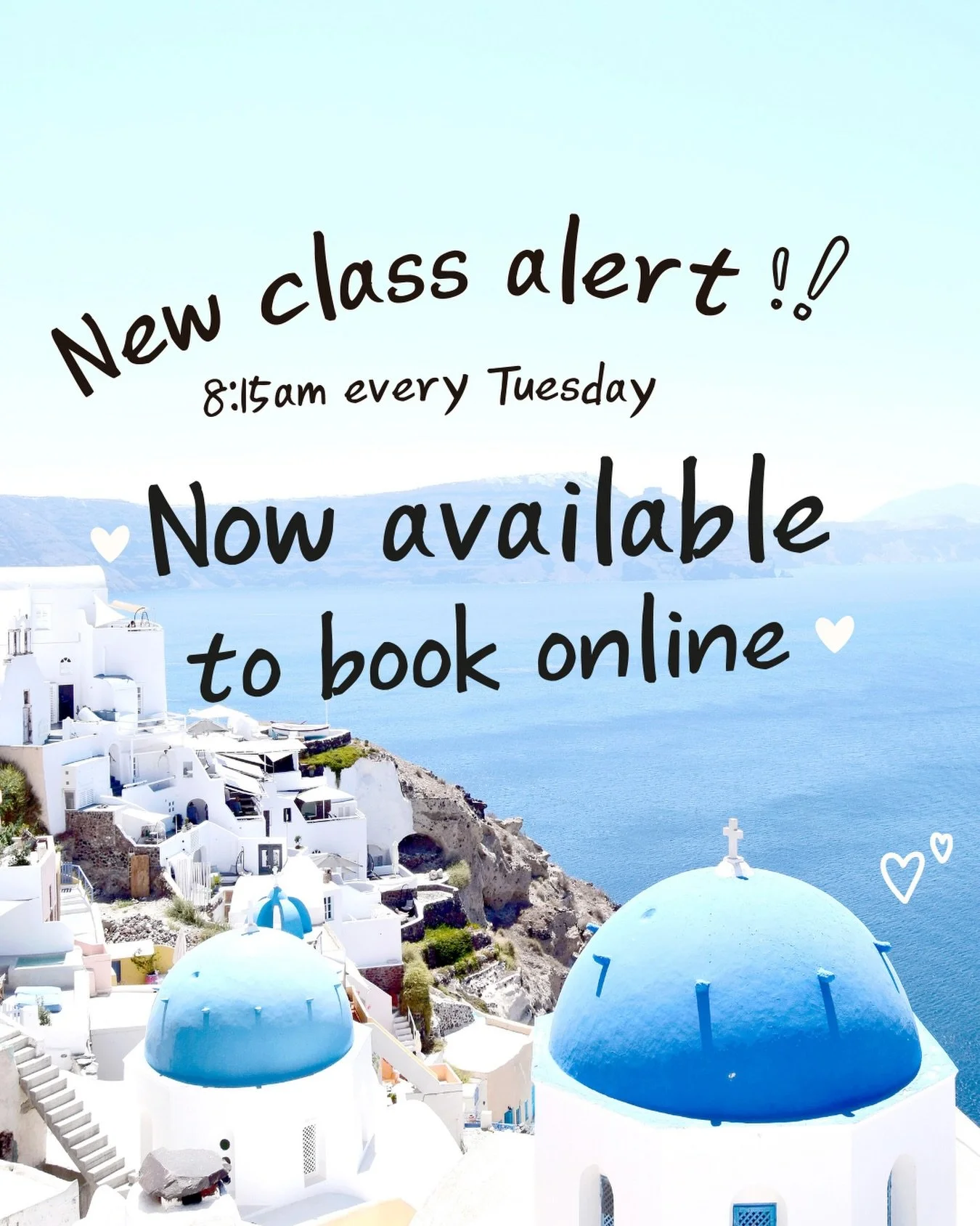 You asked &amp; of course we listened 🤍

✨ 8:15am is now on the timetable every
🗓️ Monday
🗓️ Tuesday
🗓️ Thursday
🗓️ Friday
🗓️ Saturday

More chances to move, reset &amp; start your day strong 💫
We&rsquo;ll see you at 8:15am 🤍