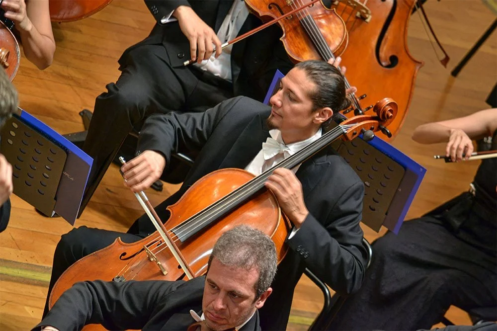 Issac Ramírez en la Orquesta Filarmónica de Jalisco