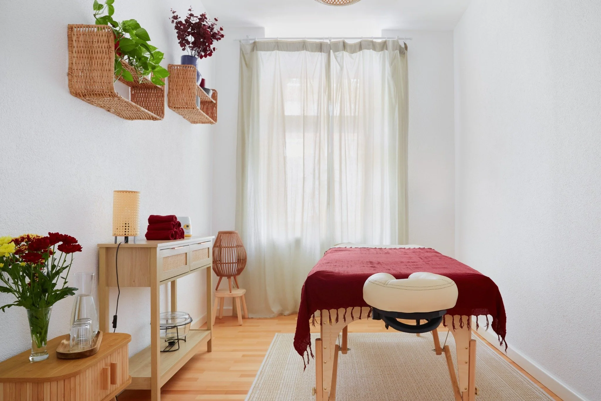 Cozy treatment room