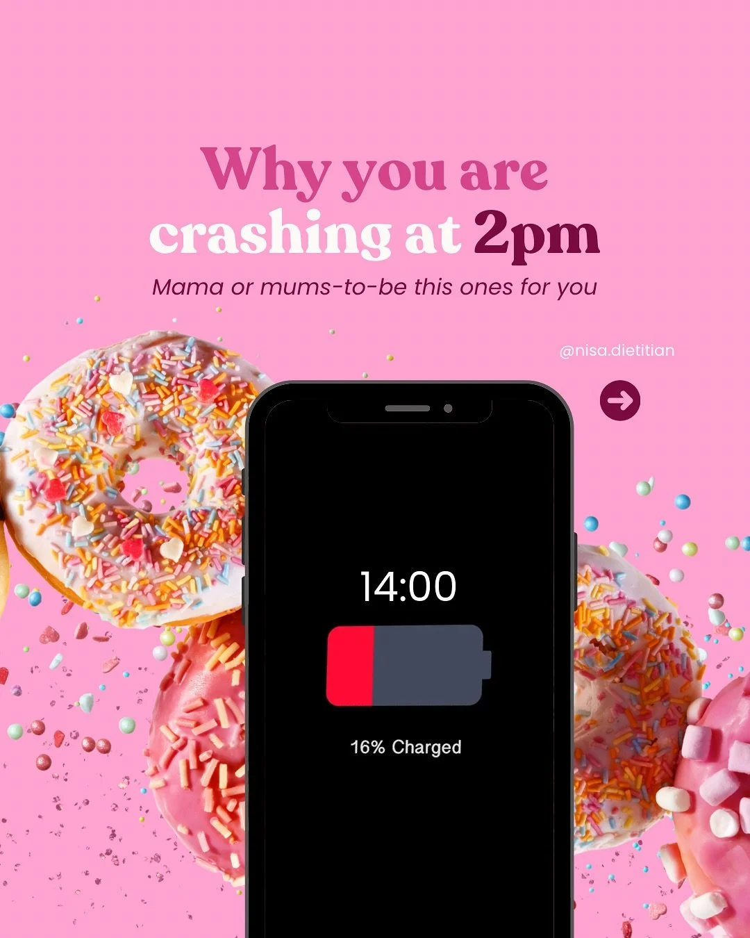Ever hit that 2pm wall where your energy tanks, your brain fog sets in, and you&rsquo;re reaching for your third coffee (or leftover snacks)? 

Whether youre pregnant or juggling mum life, that mid-afternoon crash is more common than you think &mdash