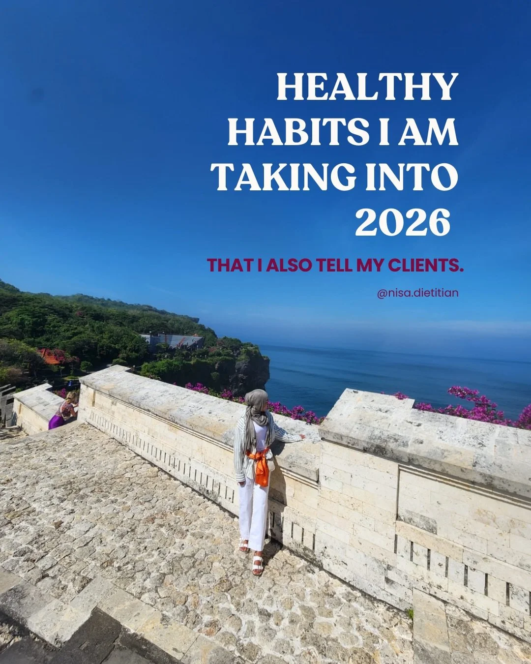 Healthy habits I will be taking into 2026 and habits I also discuss with my clients. 

In 2026, l&rsquo;m focusing on nutrition and lifestyle habits that actually support my body - not perfection, not extremes, and not doing &ldquo;more&rdquo; for th
