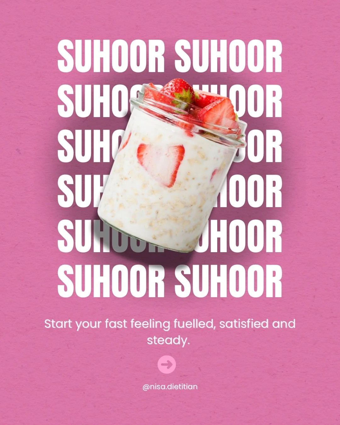 If you&rsquo;re feeling exhausted, starving by mid-morning or overeating at Iftar, your Suhoor might be missing a few key pieces.

For a more balanced Suhoor, aim to include: 
✅ Protein - eggs, Greek yoghurt, milk, cottage cheese 
✅ Fibre-rich carbs 